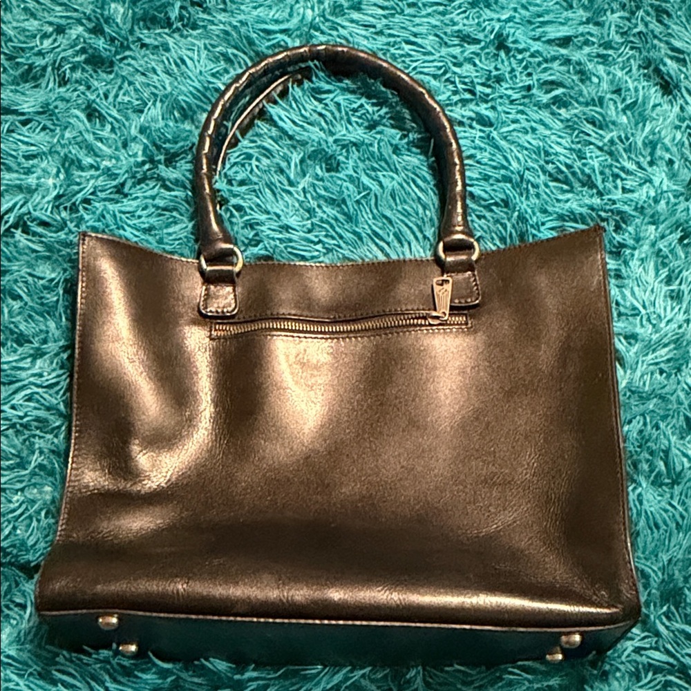 Patricia Nash Zancona tote in black leather - Picture 3 of 6